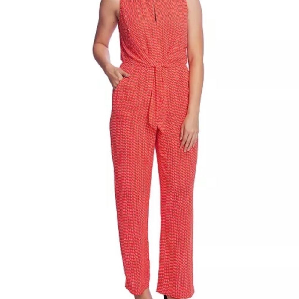 Vince Camuto Red Sleeveless Jumpsuit sz XL